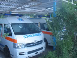 تحویل دو دستگاه آمبولانس تویوتا هایس 