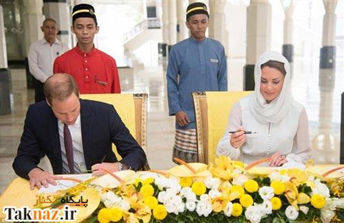 عروس خاندان سلطنتی بریتانیا در مسجد (+عکس) 
