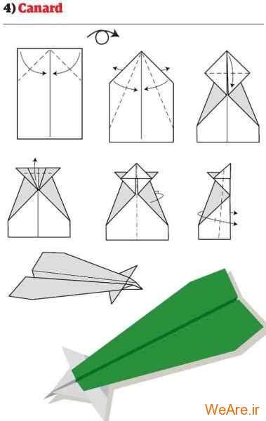 ساخت هواپیمای کاغذی (5)