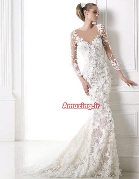 مدل لباس عروس شیک 2015 اروپایی