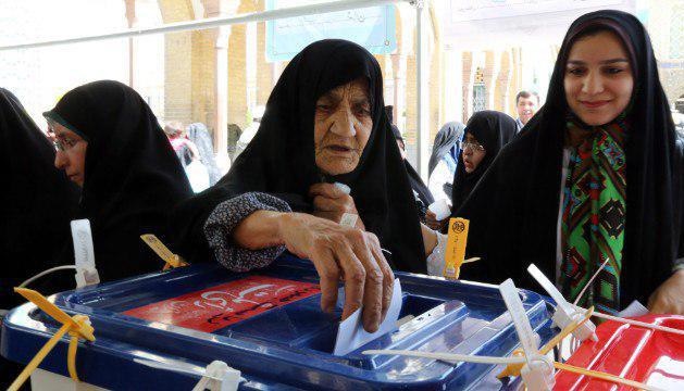 زنان ایرانی پای صندوق رای