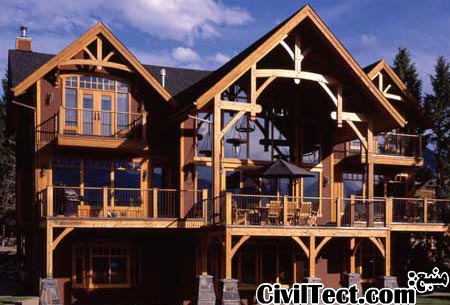 طراحی سازه چوبی - چگونه خانه چوبی مناسب طراحی کنیم