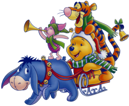 Christmas-Pooh-Piglet-Tigger-Eeyore-slei