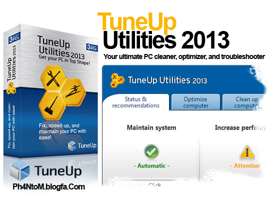 دانلود نرم افزاری سودمند جهت بهینه سازی ویندوز TuneUp Utilities 2013 v13.0.2020.14