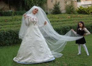 عکس دختر ایرانی در لباس عروسی