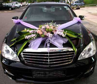 عکس  ها یی از تزئین ماشین عروس
