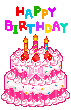 Birthday cake animation