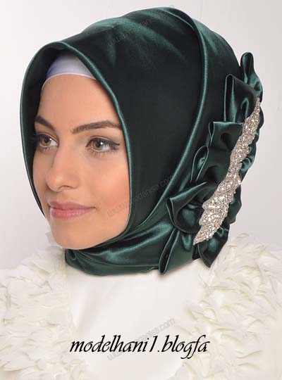 مدل بستن روسری برای مجالس