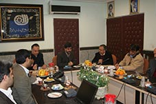 نشست مدیرکل آموزش فنی و حرفه ای استان قم و ریاست دانشگاه شهاب دانش 