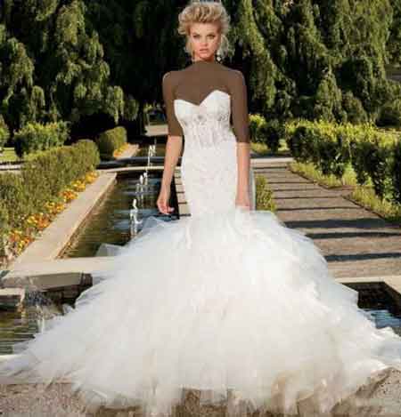 مدل لباس عروس اروپایی و ترک 2016,لباس عروس