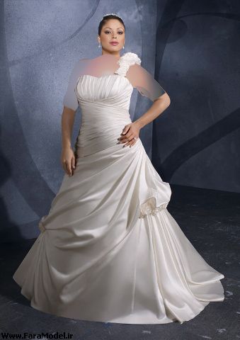 مدل لباس عروس سایز بزرگ 2011 - Wwww.FaraModel.ir