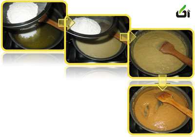 طرز تهیه انواع حلواهای ایرانی , طریقه پخت حلوا , آموزش حلوا 