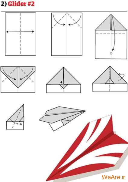 ساخت هواپیمای کاغذی (3)