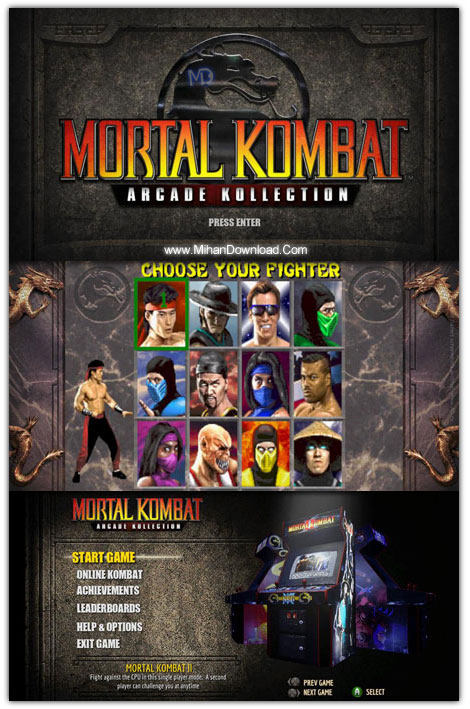 دانلود Mortal Kombat Arcade Kollection 2012 – بازی مورتال کمبت