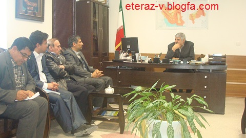 دیدار اعضای شورا با مقامات یزدی