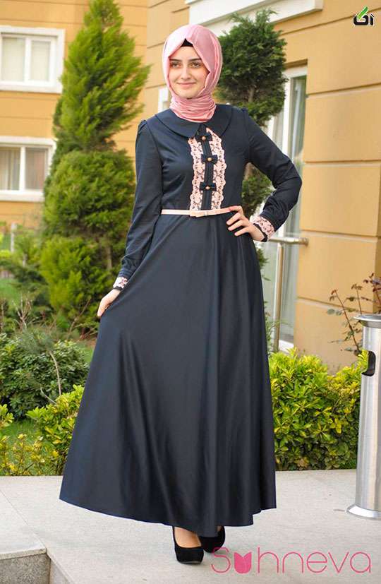 مدل لباس مجلسی میدی 2015 , لباس های پوشیده , پیراهن مجلسی پوشیده بلند 