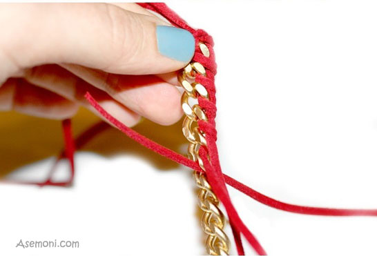 Lacy Bracelets 5 آموزش ساخت دستبند بند دار