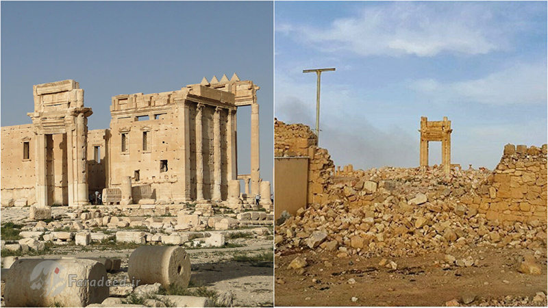 اخبار,عکس خبری, پالمیرا قبل و بعد از داعش