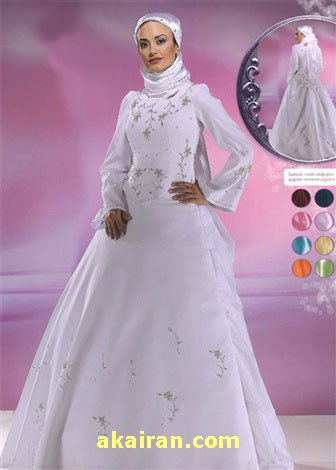 مدل لباس عروس اسلامی یک