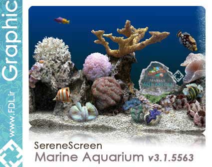 SereneScreen Marine Aquarium 3.1.5563 - اسکرین سیور آکواریوم سه بعدی بسیار زیبا