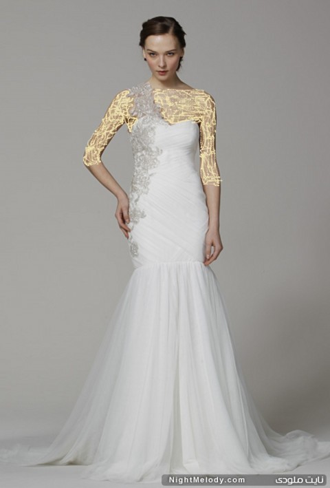 Modern classy wedding dresses 2013 480x709 جدیدترین مدل های لباس عروس۲۰۱۳