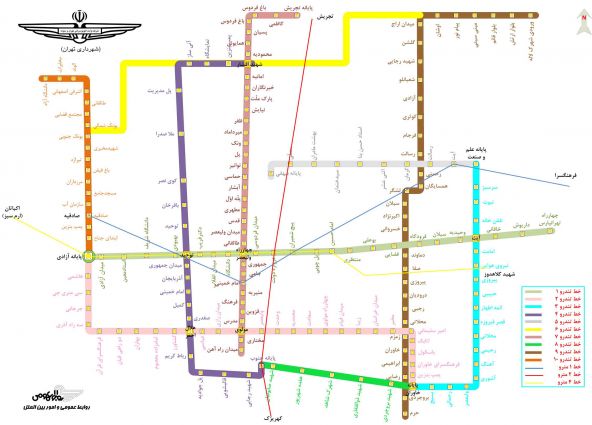 Map BRT Metro1