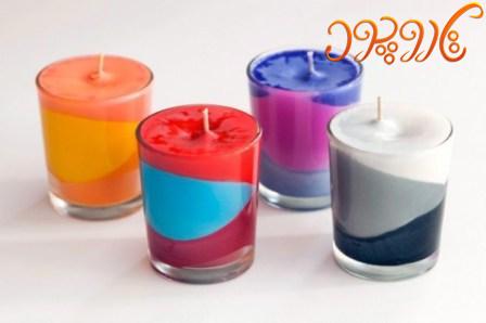 چطور شمع های رنگی درست کنیم ؟ ؟