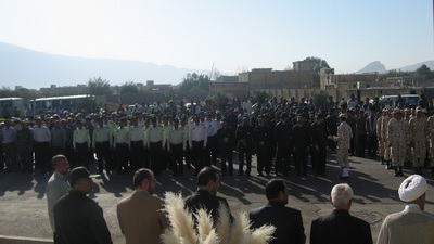 حضور فرهنگیان بسیجی در صبحگاه مشترک نظامی انتظامی سپاه و بسیج + تصاویر 