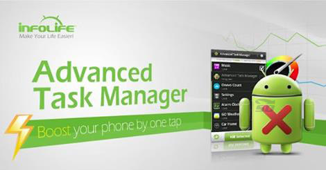 نسخه جدید نرم افزار مدیریت برنامه های در حال اجرا (تسک منیجر) برای اندروید - Advanced Task Manager P