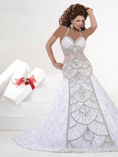 mo8428 مدل لباس عروس عربی 2013
