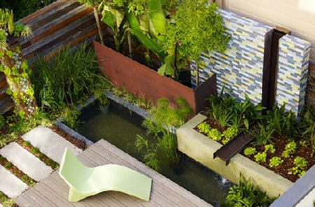 مدل باغچه حیاط کوچک , طرح باغچه های سمنان , طرح باغچه و حیاط ایرانی 