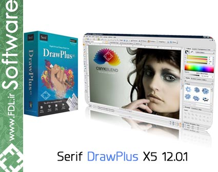Serif DrawPlus X5 12.0.1.21 - نرم افزار طراحی دیجیتال و نقاشی