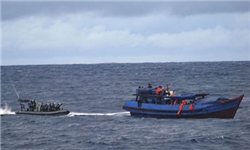 انحراف قایق در دریای مازندران 2 مصدوم داشت