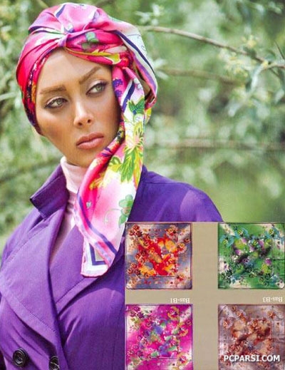 مدلهای جدید روسری و شال 2012