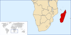 نقشه جنوب قاره آفريقا