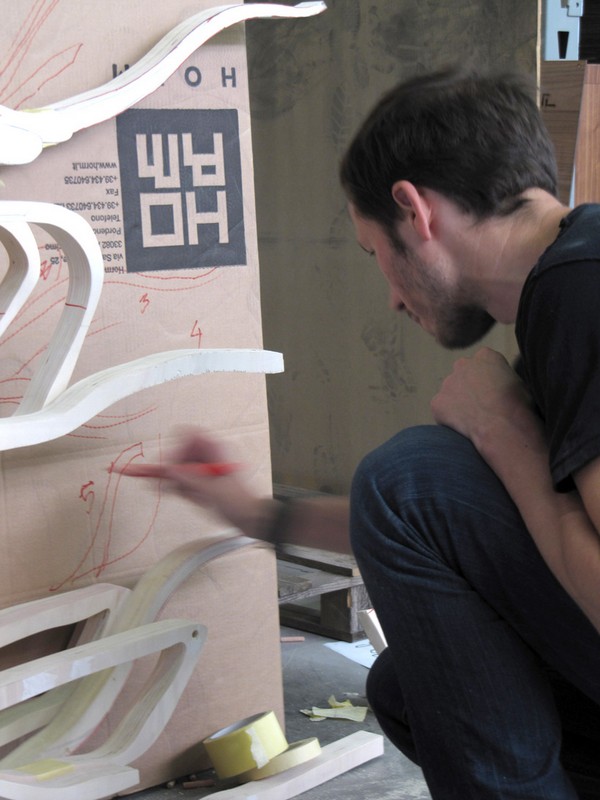blanco5 Hand Carved Shelving Unit: Metamorphosis by Sebastian Errazuriz