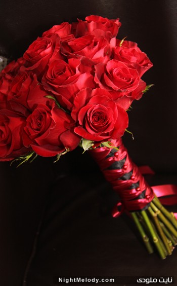 red wedding flowers bridal bouquet جدیدترین مدل تزیین دسته گل عروس۲۰۱۳
