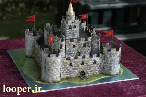 کیک تولد پسرانه قلعه