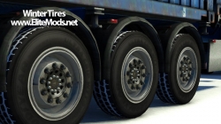 لاستیک های برفی برای کامیون و تریلرهای بازی Euro Truck Simulator 2