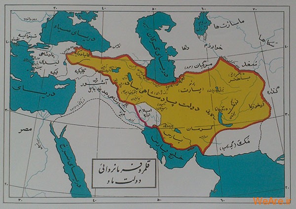 نقشه ایران در عهد باستان
