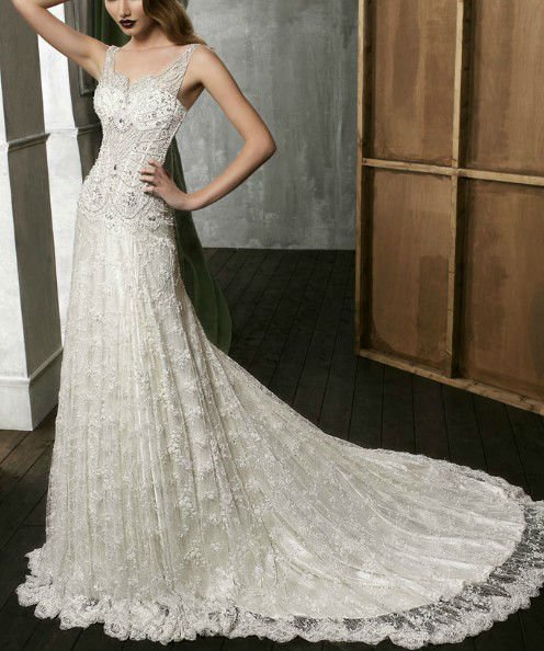 angelic lace wedding dress