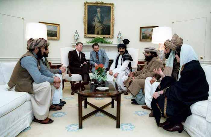 طالبان و ریگان در کاخ سفید
