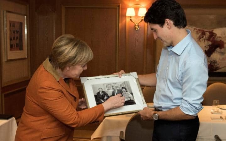 اخبار بین الملل ,خبرهای  بین الملل , ایوانکا ترامپ و مرکل شیفته ونخست وزیر کانادا