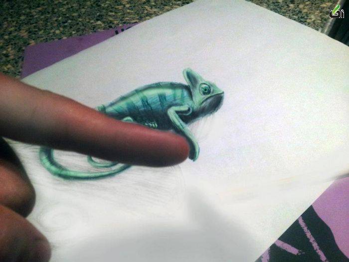 نقاشی های حیرت انگیز سه بعدی روی کاغذ - آکا