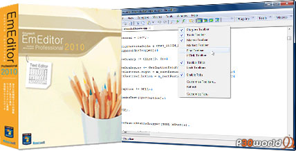 دانلود EmEditor Professional 11.0.1 - ویراستار و ادیتور حرفه ای انواع فرمتهای متنی ، اسکریپت و برنام