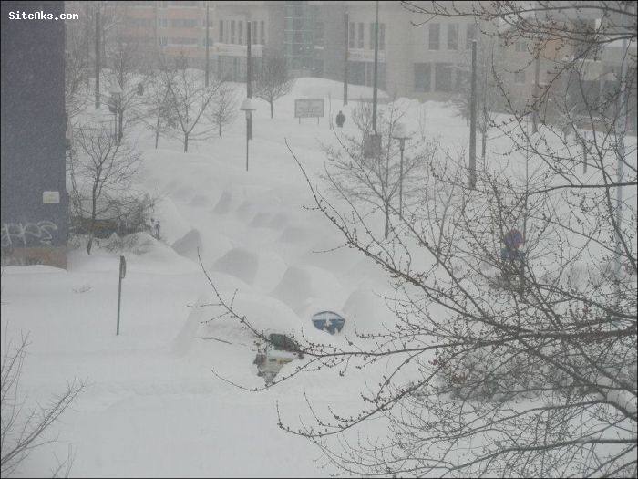 عکس هایی از بارش برف در اروپا