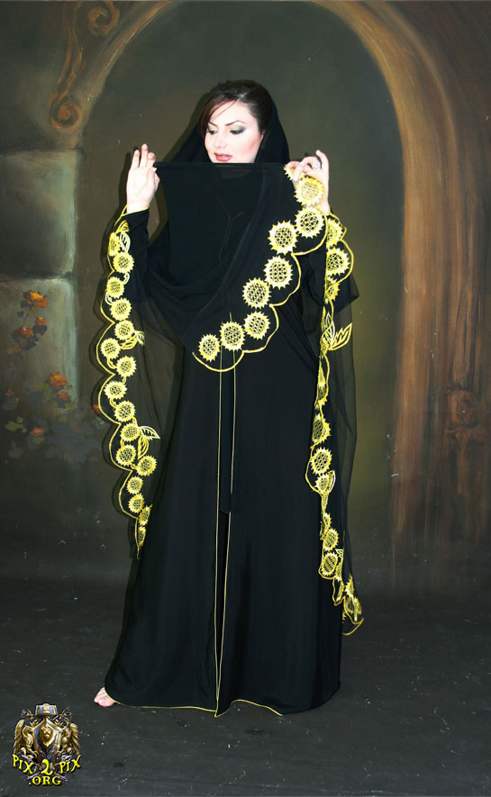 مدل مانتو و چادر عربی,مدل لباس اسلامی