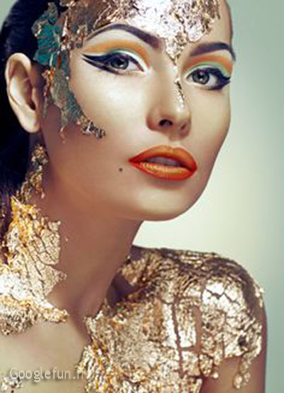 Makeup googlefun ir1 مدل میکاپ فشن و غلیظ صورت