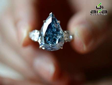 بزرگترین الماس آبی رنگ دنیا +عکس سوئیس,الماس,خواندنی ها و دیدنی ها