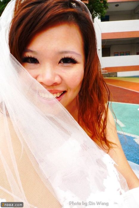 taiwanese woman 02 ازدواج عجیب یک دختر زیبای تایوانی با خودش!+تصاویر